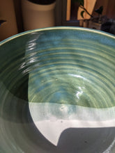 Load image into Gallery viewer, Blue green and white bowl