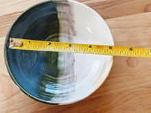 Load image into Gallery viewer, Rustic blue green and white dish